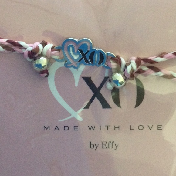 Effy Pink and White Braided Bracelets - Picture 3 of 4